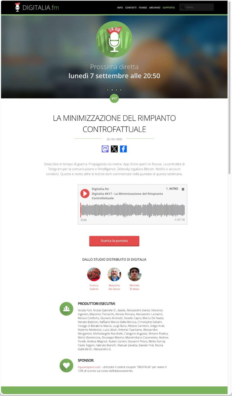 Segnalazione su Digitalia