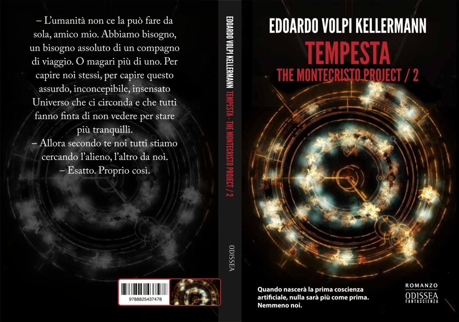 The Montecristo Project - Tempesta: CoverFronte retro