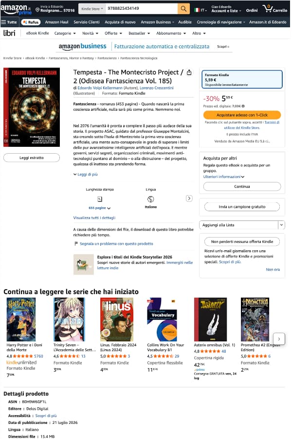 Acquistare - Tempesta Amazon Digitale